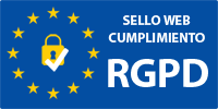 Sello de cumplimiento del RGPD verificado por ClickDatos