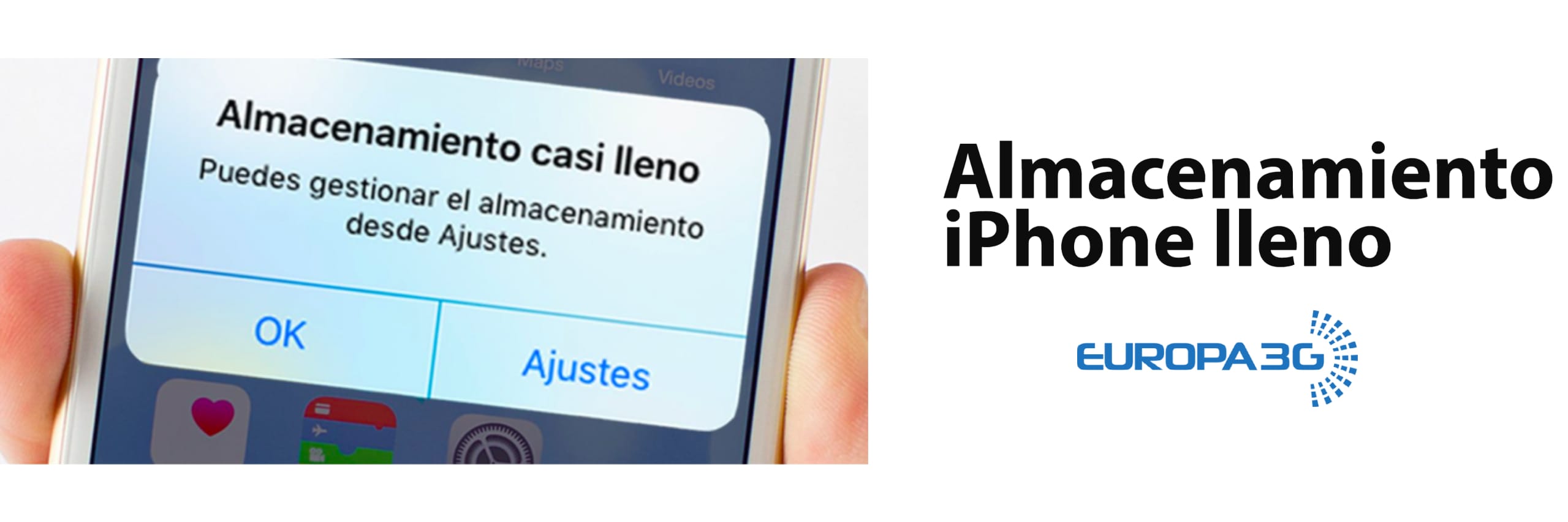 Almacenamiento iphone lleno