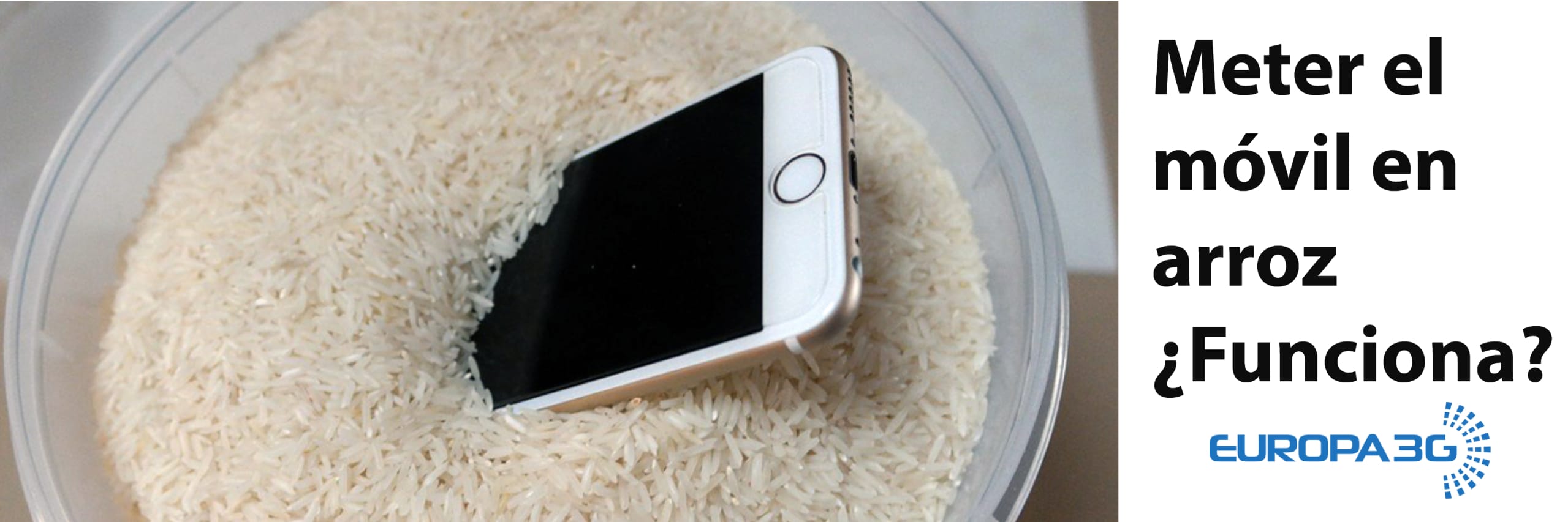 ¿Funciona meter el móvil en arroz? Mitos, verdades y qué hacer si se moja
