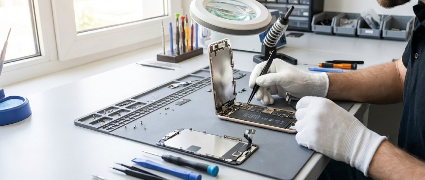 Reparación de móvil con daños por agua en Europa 3G Madrid